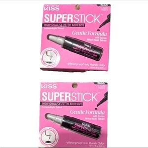 Kiss Gentle Formula Lash Adhesive - Pink Packaging